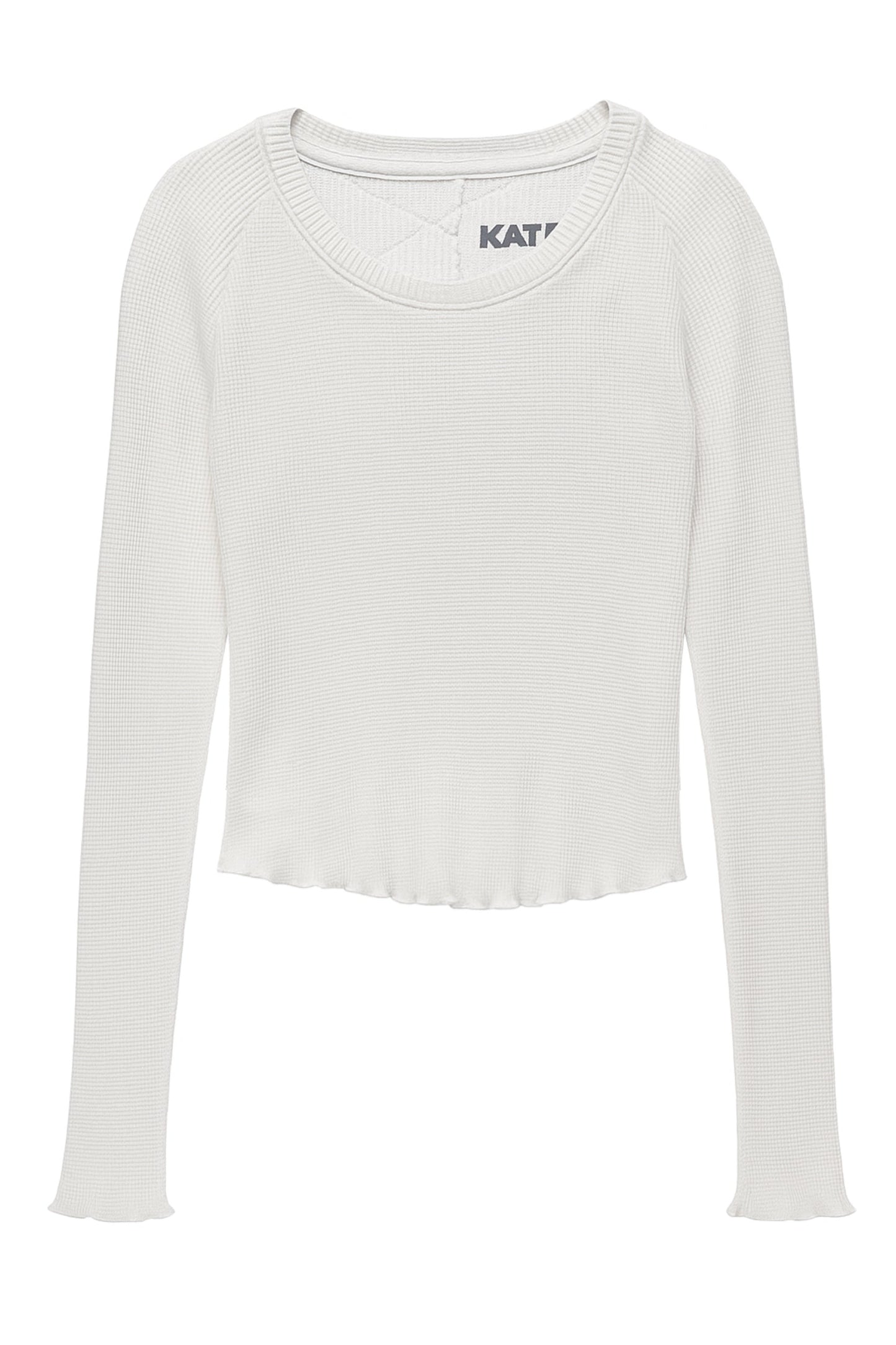 TWEEN CAMDEN LETTUCE HEM LS TOP