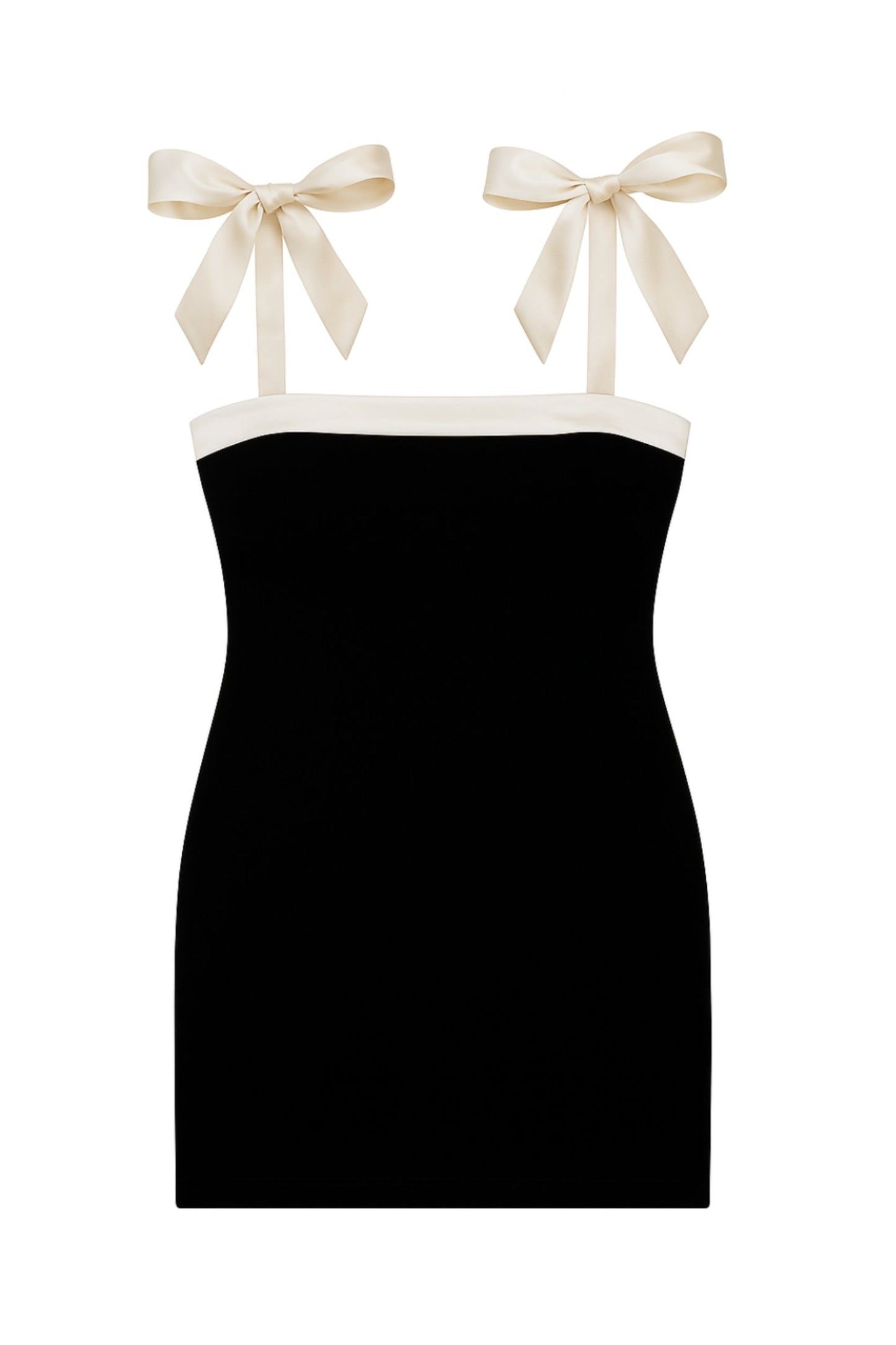 TWEEN EDELINE CONTRAST TIE SHOULDER DRESS