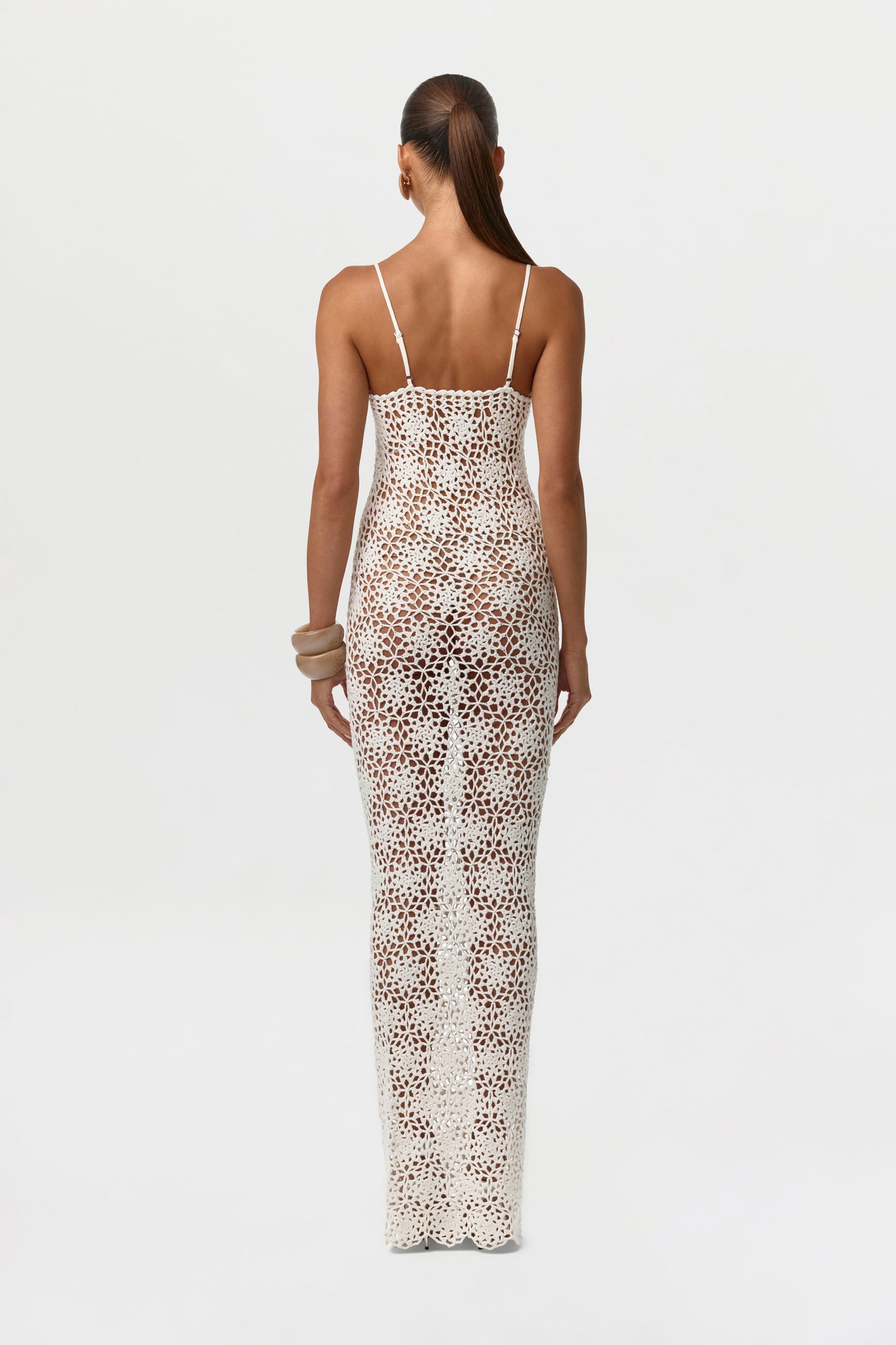Knit Crochet Maxi Dress