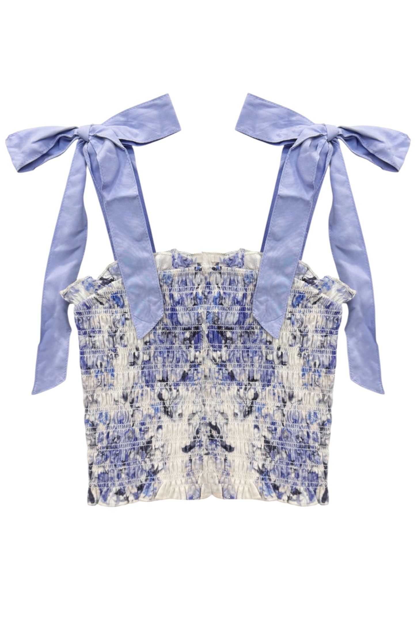 JUNIOR SUNNY PRINTED TIE TOP