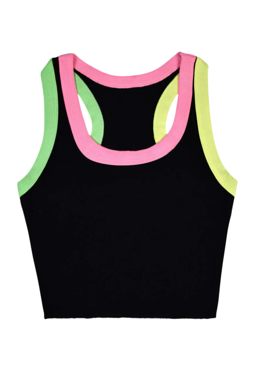 TWEEN LIVI RIBBED TANK SOLIDS - FINAL SALE