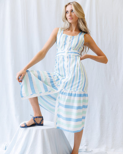 Santorini Stripe Dress