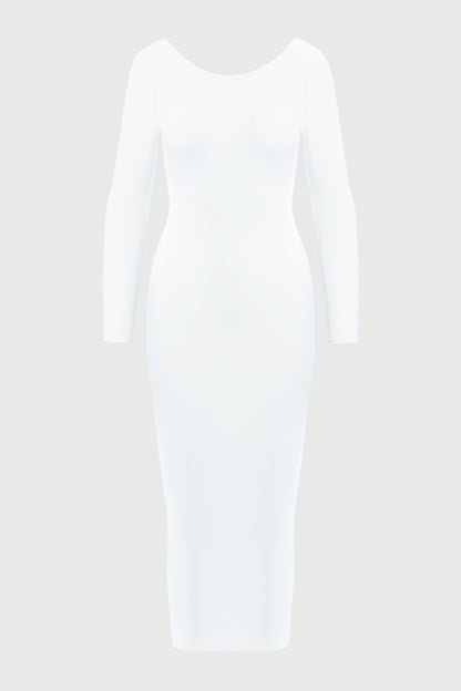 NW Open Back Midi Dress