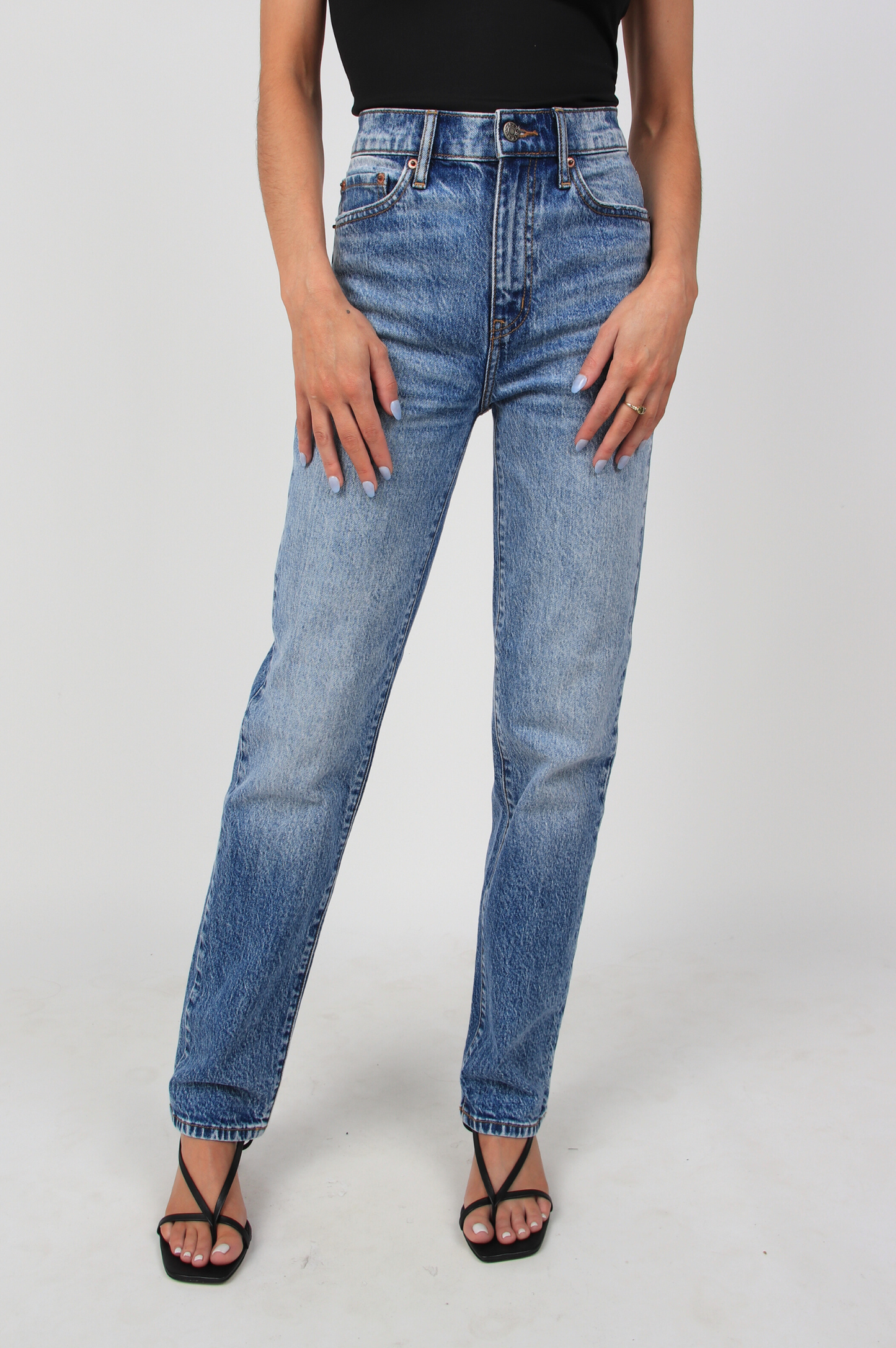Smarty Pants High Rise Slim Straight