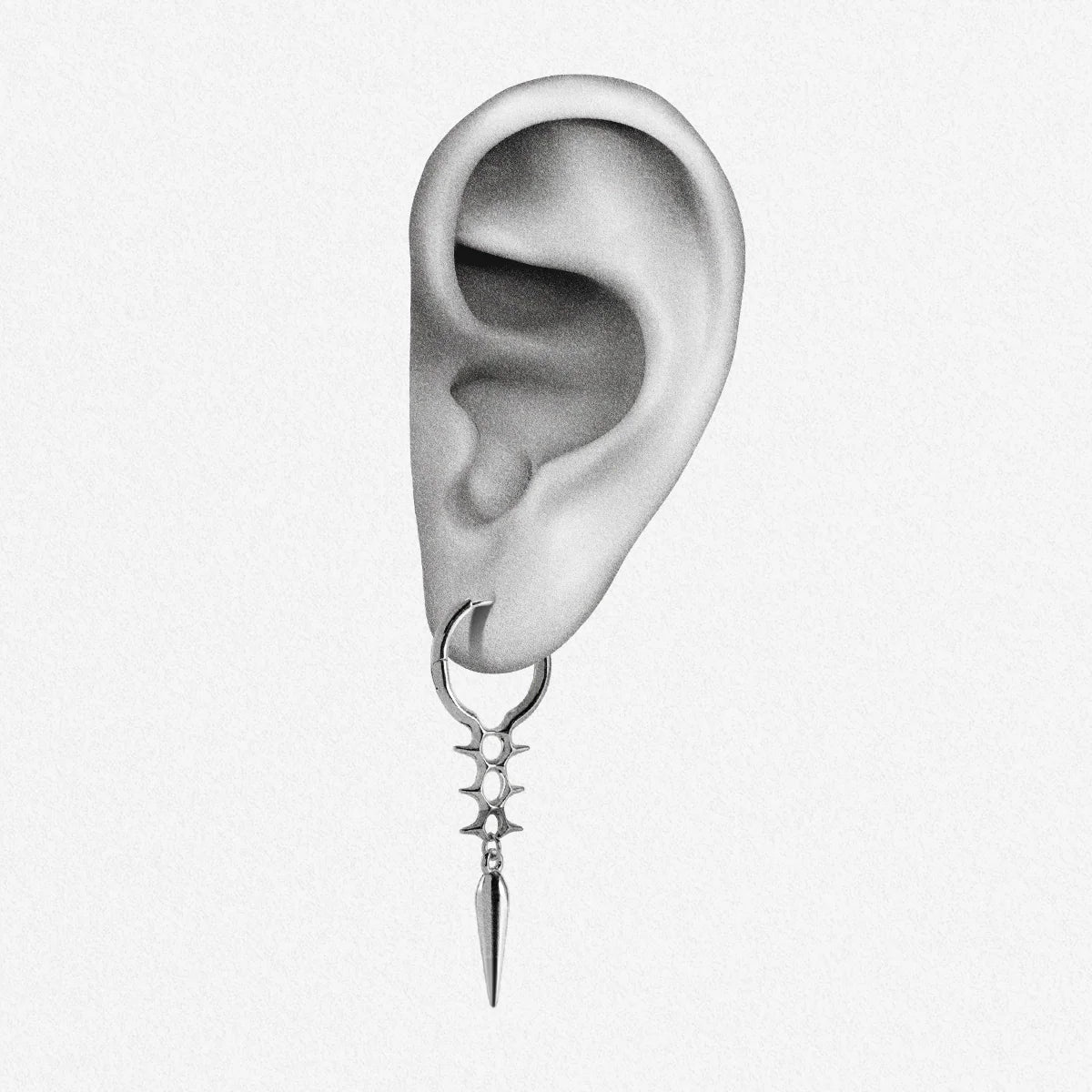 BIOMECH SPINE EARRINGS