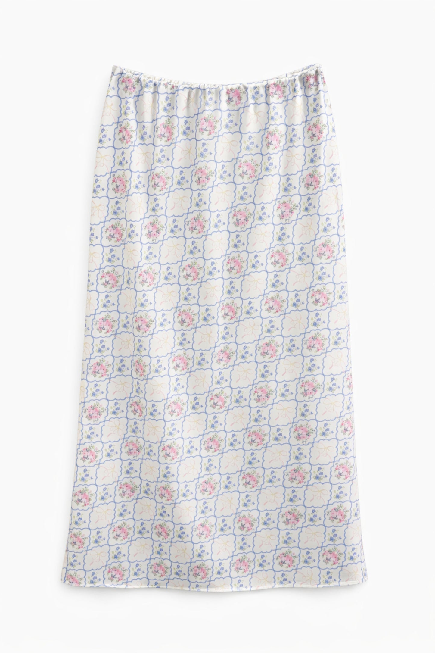 TWEEN ANASTASIA PRINTED SATIN MAXI SKIRT