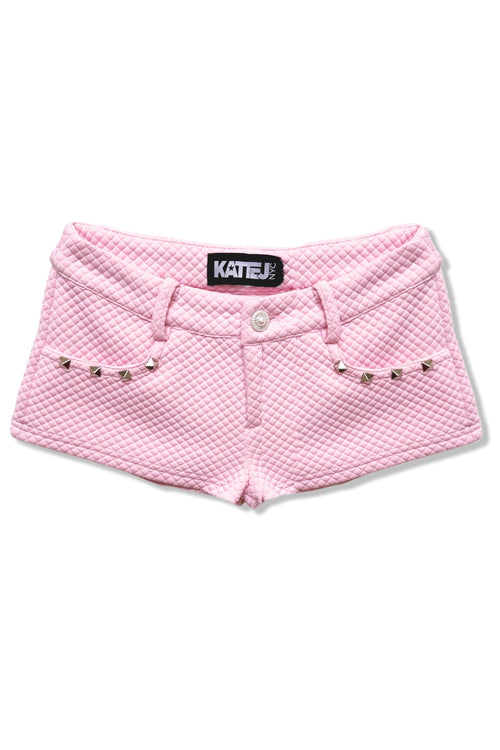 TWEEN ASH STRETCH QUILTED SHORTS - FINAL SALE