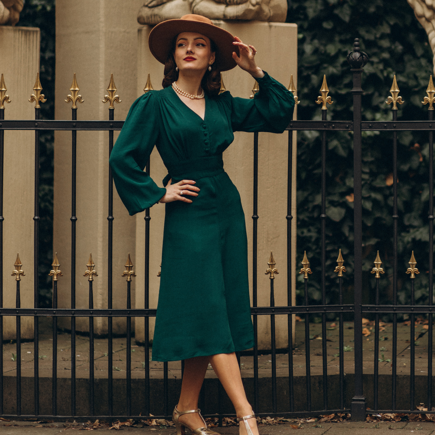 Ava Dress in Atomic Satin
