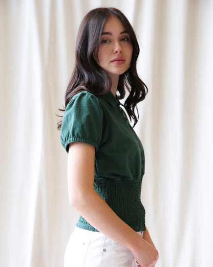 Smocked Bodice Top - Final Sale