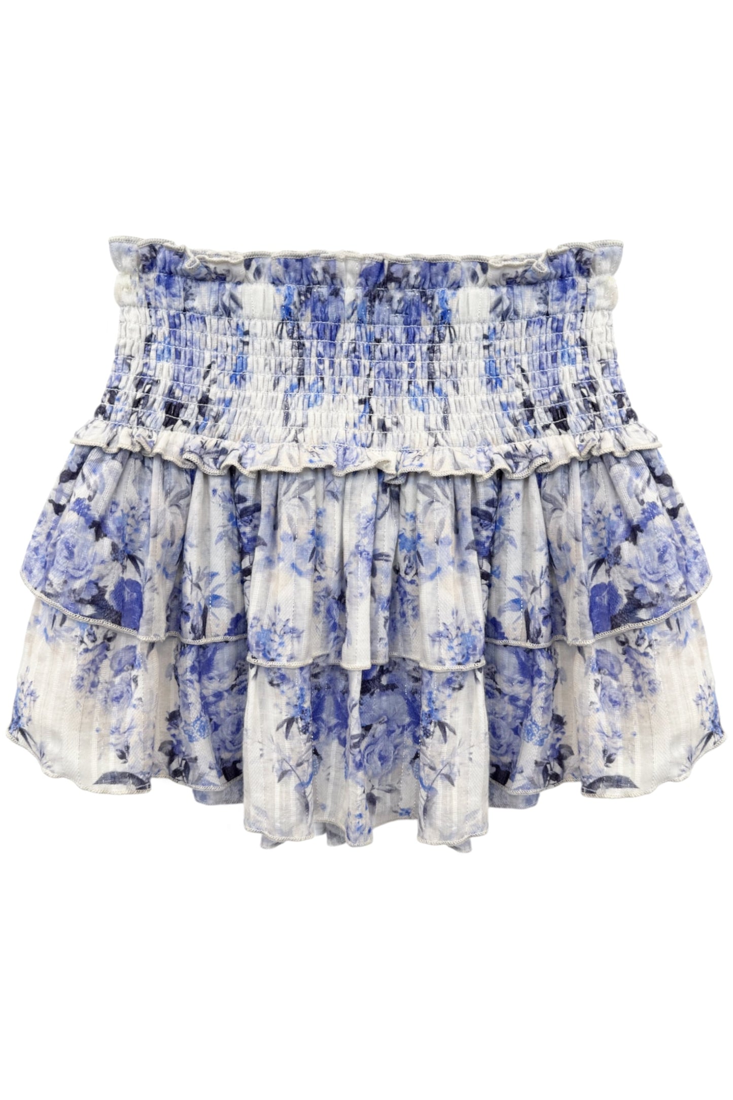 TWEEN BIANCA PRINTED TIERED RUFFLE SKIRT