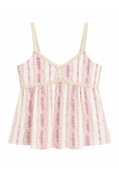 TWEEN BLOOM PRINTED TOP