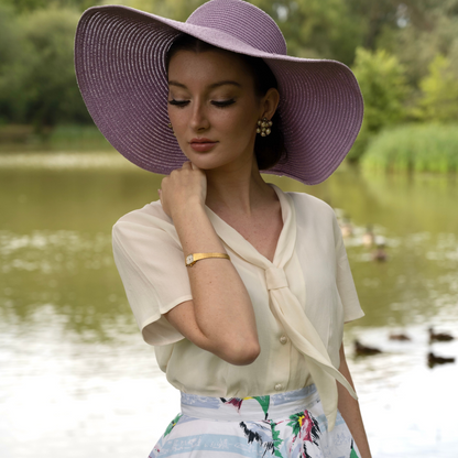 Bonnie Sailor Blouse Short Sleeve in Cream