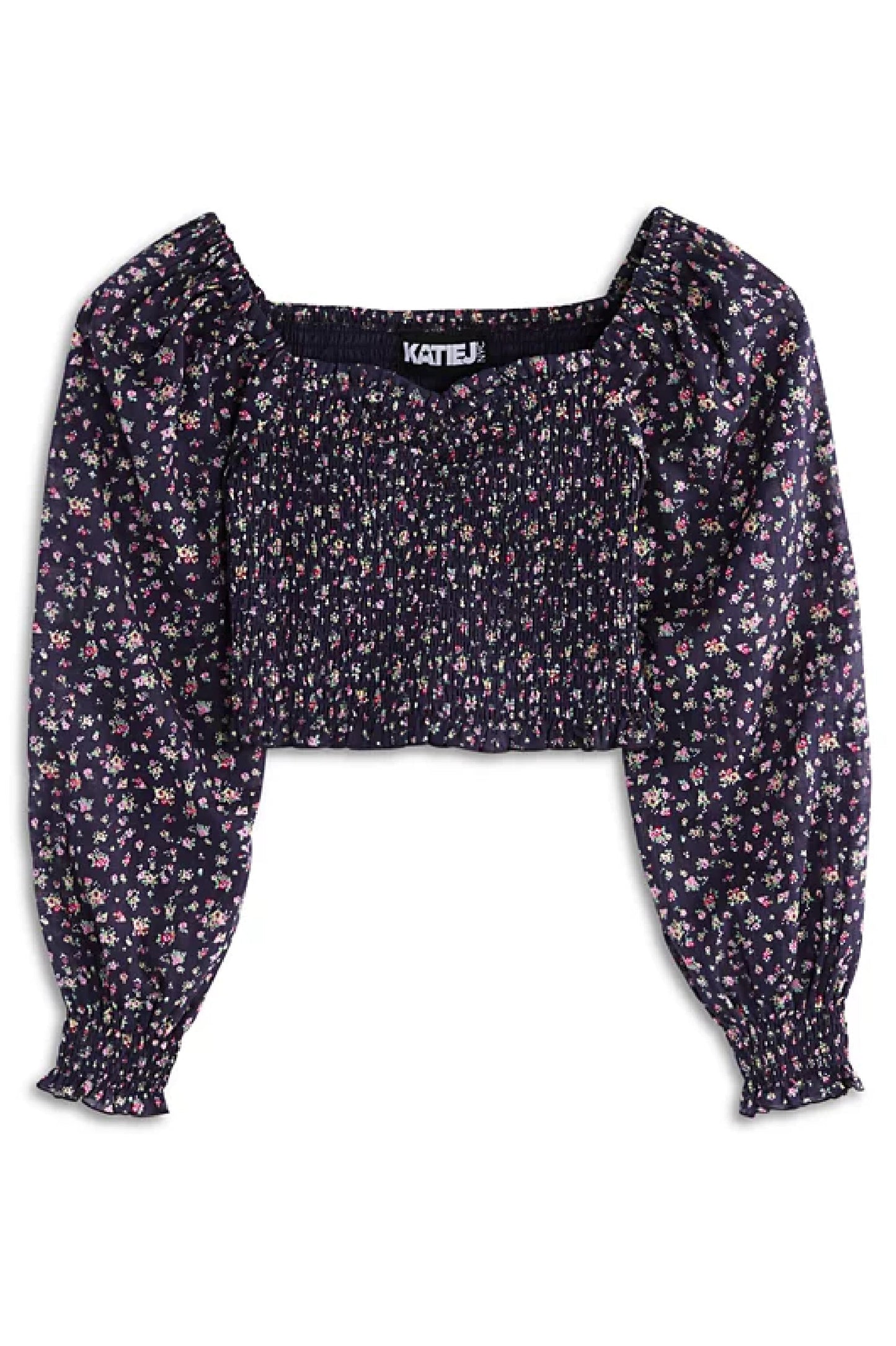 TWEEN CHLOE PRINTED LONG SLEEVE TOP - FINAL SALE