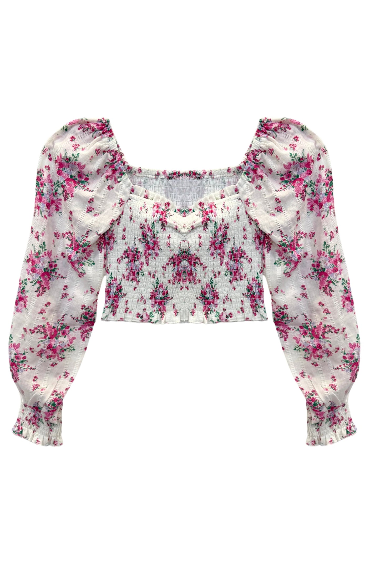TWEEN CHLOE PRINTED LONG SLEEVE TOP - FINAL SALE
