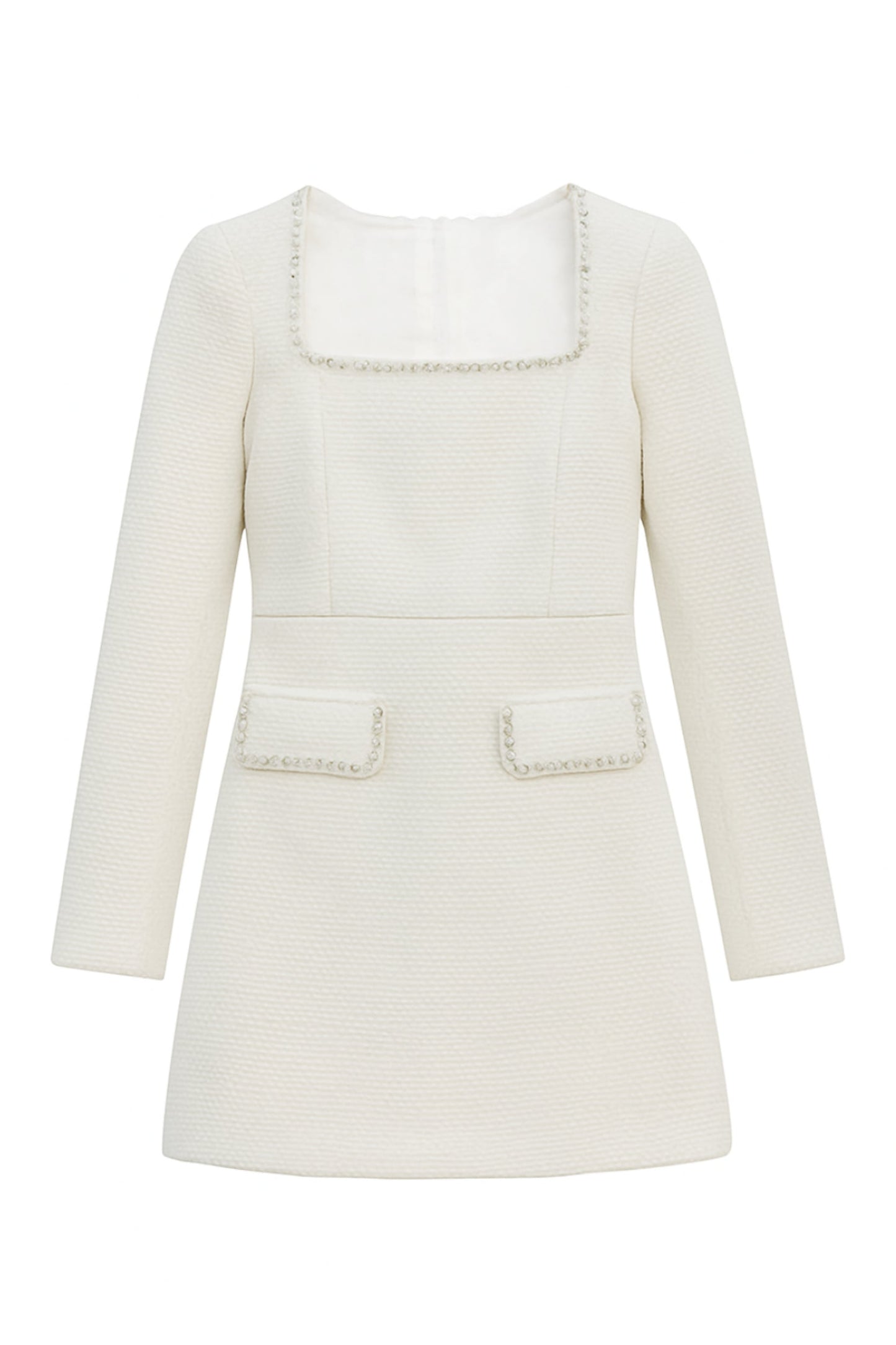 JUNIOR CHRISTINE L/S POCKET DETAIL DRESS