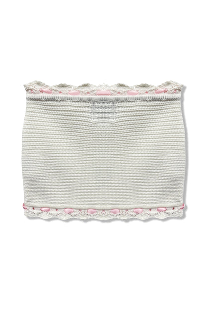 TWEEN CONNIE CROCHET SKIRT WITH RIBBON TIE