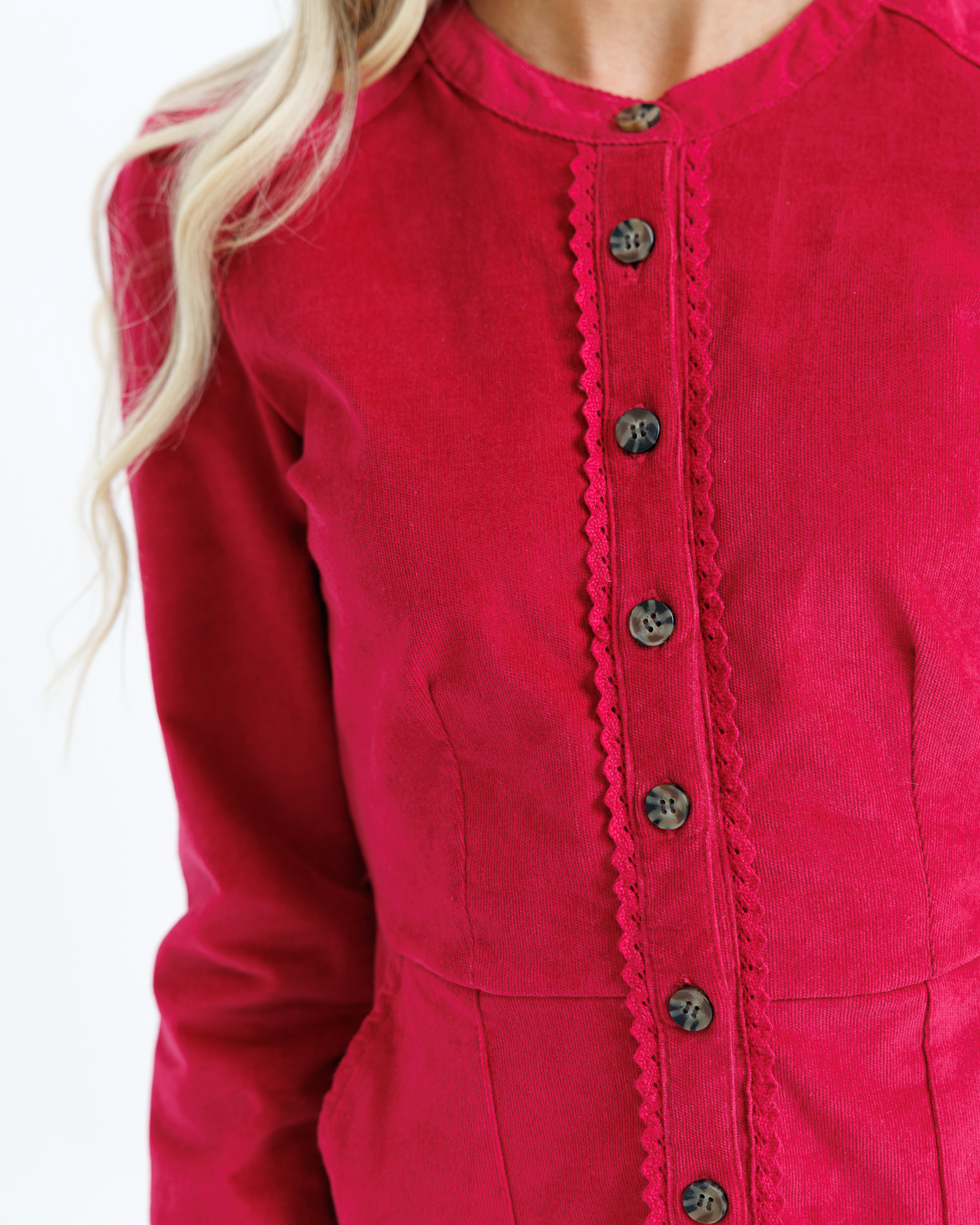 Chesterfield Cord Dress - Final Sale