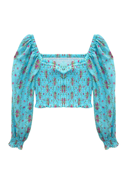 TWEEN CHLOE PRINTED LONG SLEEVE TOP - FINAL SALE