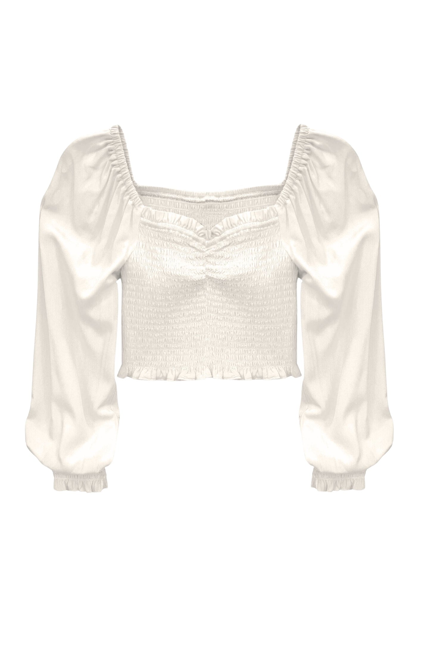 JUNIOR CHLOE SOLID LONG SLEEVE TOP - FINAL SALE