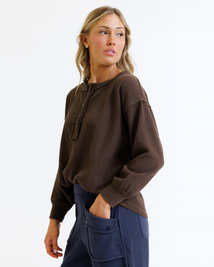 Cozy Henley - Final Sale