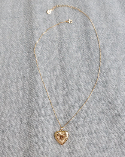 Monogram Heirloom Locket - Final Sale