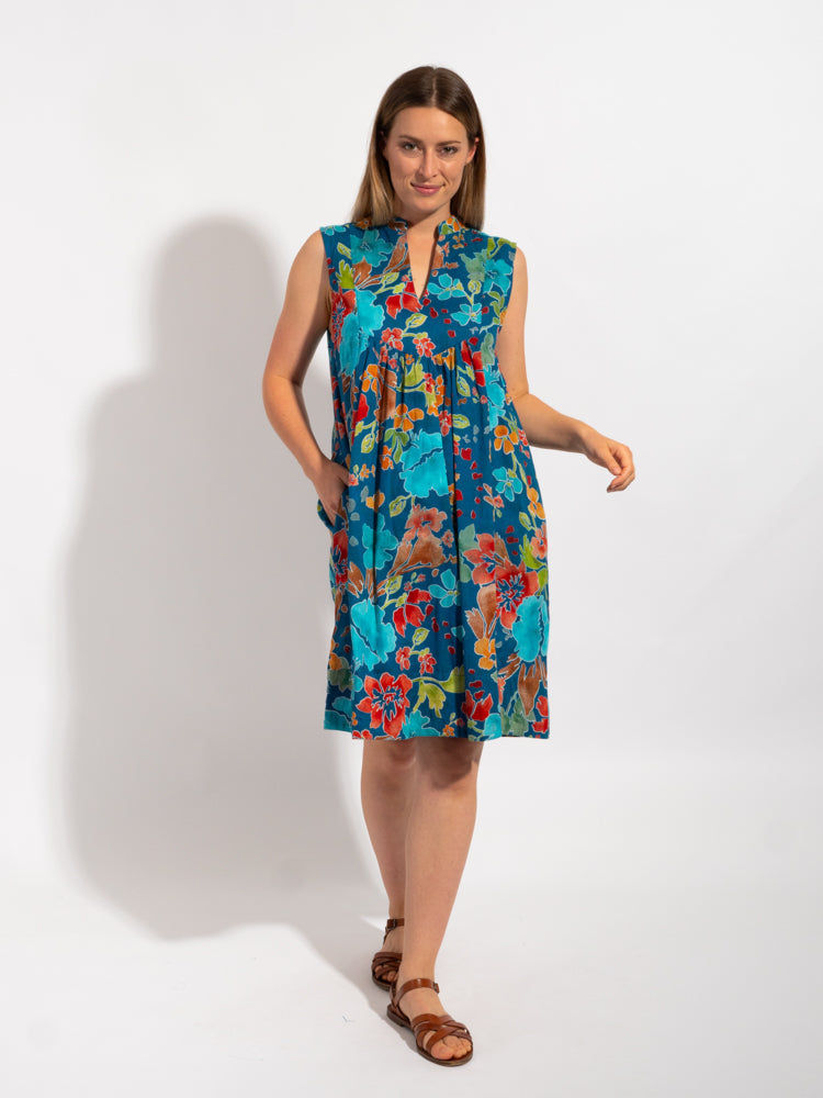 Kuranda Dress in Blue Floral