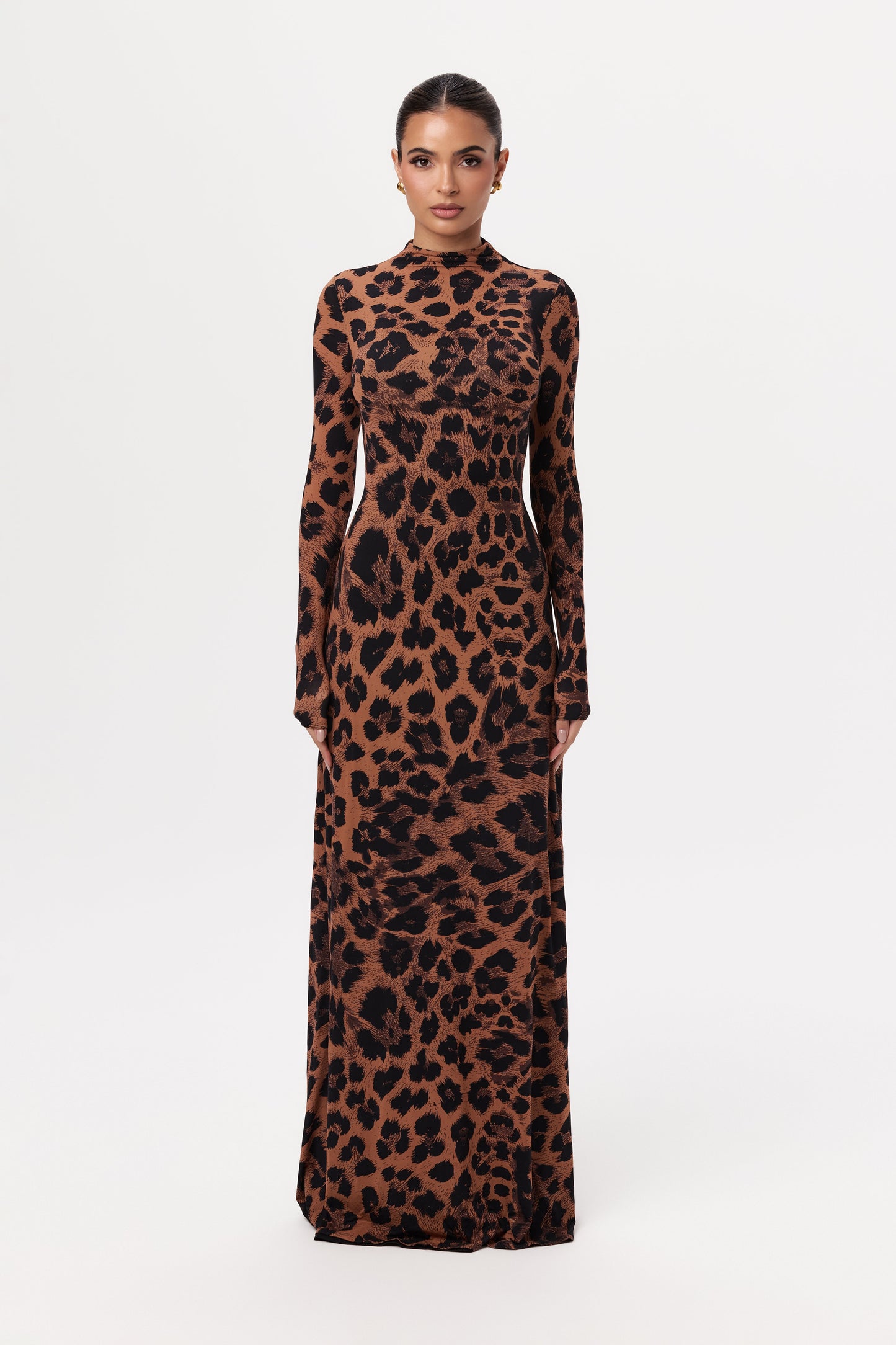 Naked Print Maxi Dress