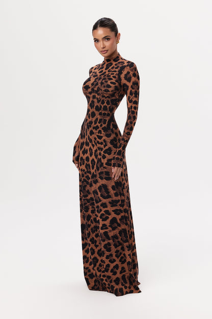 Naked Print Maxi Dress