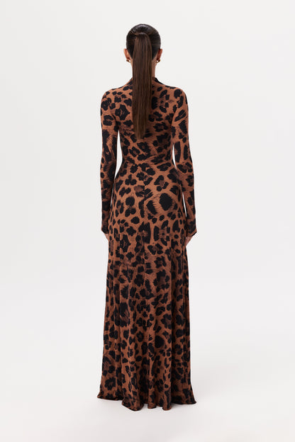 Naked Print Maxi Dress