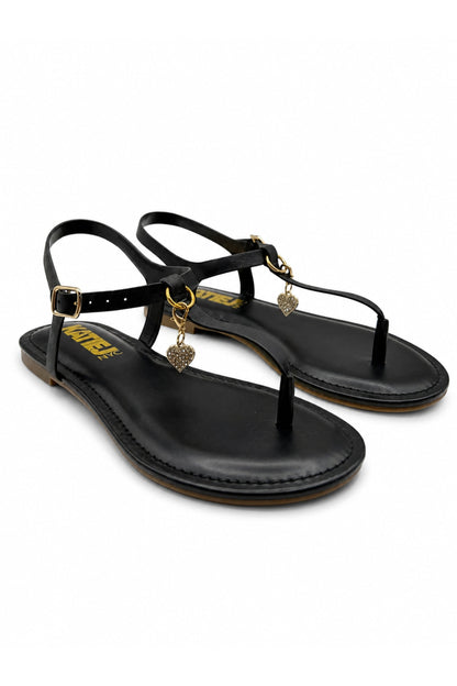 DANI CHARM LEATHER SANDAL
