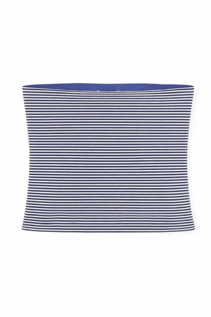 TWEEN DELANEY CONTRAST FOLD OVER TUBE TOP