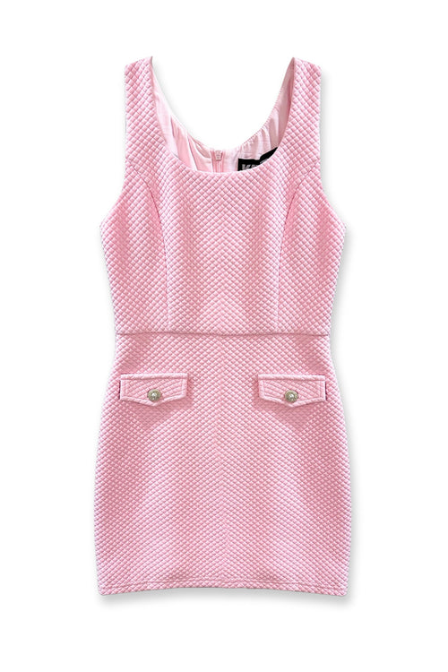 TWEEN SHANNON STRETCH QUILTED SLEEVELESS DRESS - FINAL SALE