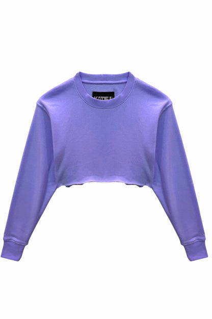 TWEEN DYLAN SUPER CROP CREW SWEATSHIRT - FINAL SALE