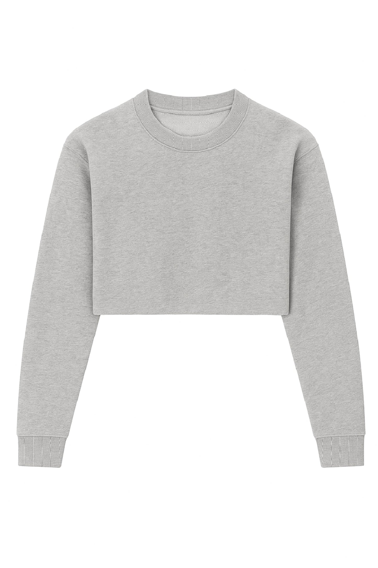 JUNIOR DYLAN SUPER CROP CREW SWEATSHIRT