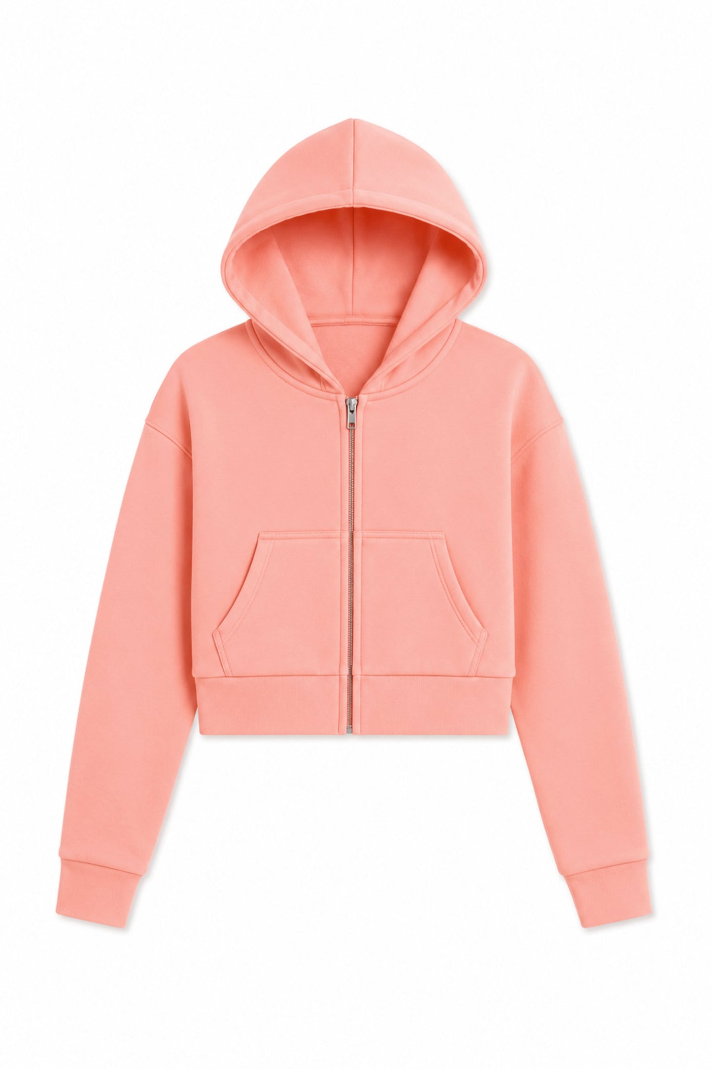 JUNIOR DYLAN ZIP CROP HOODIE