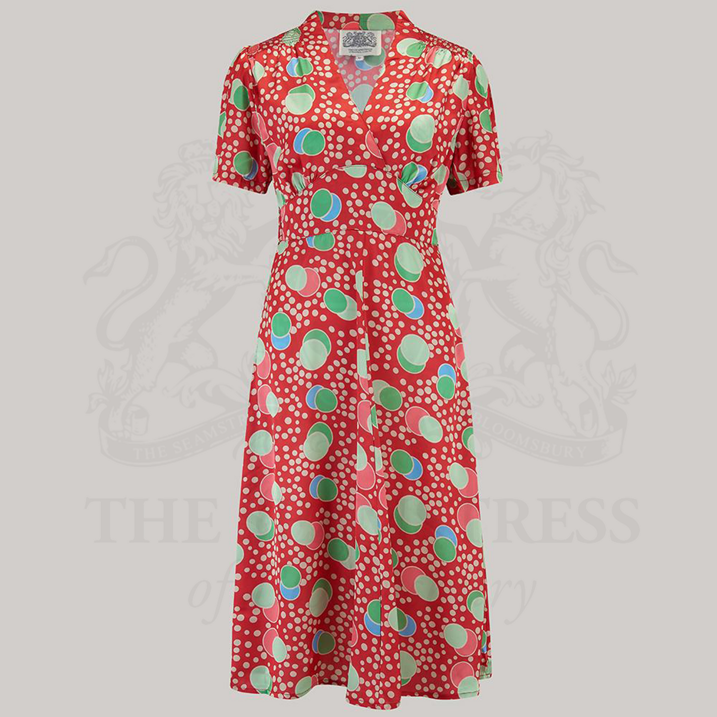 Dolores Dress in Atomic Satin