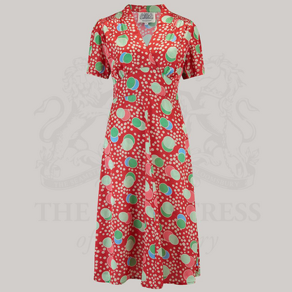 Dolores Dress in Atomic Satin