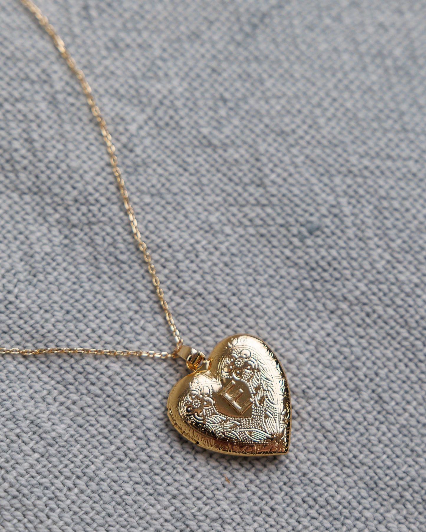 Monogram Heirloom Locket - Final Sale