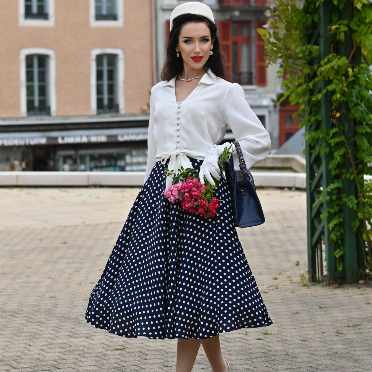 Clarice Blouse in Cream