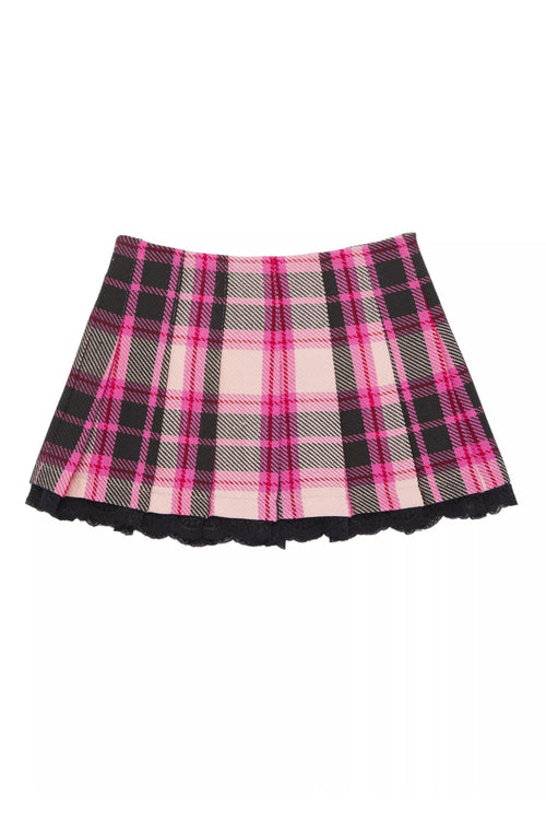 JUNIOR ELICIA PLAID SKIRT - FINAL SALE