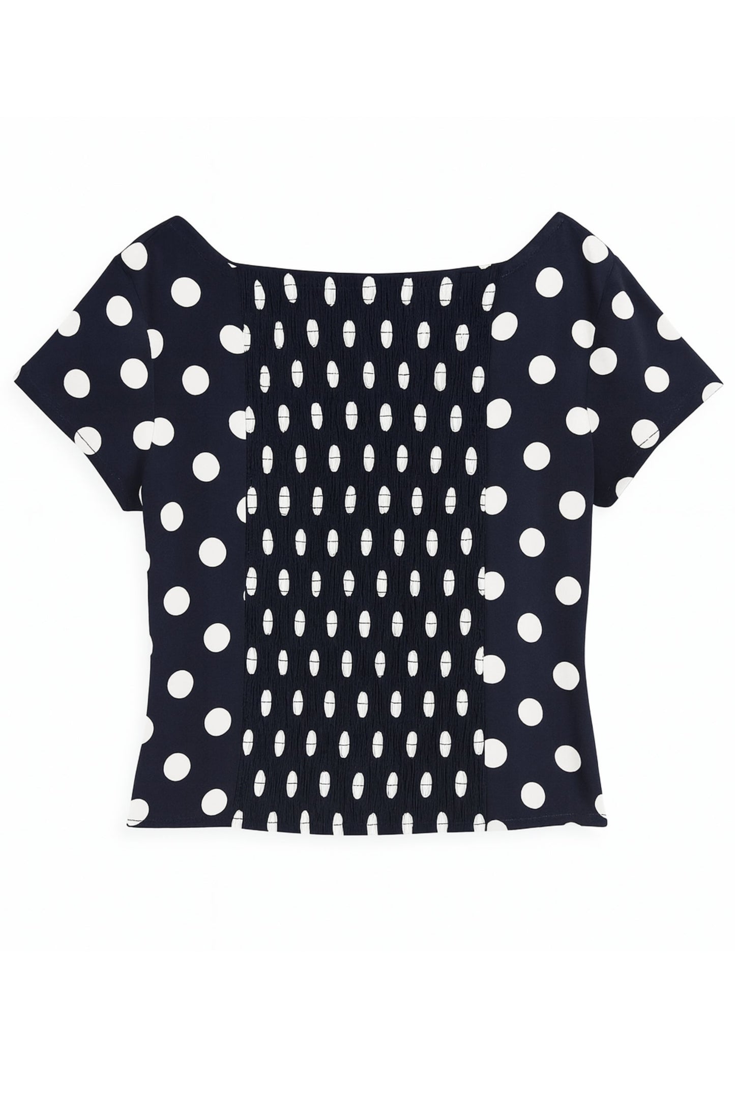 TWEEN FERN PRINTED RETRO BELTED TOP - FINAL SALE
