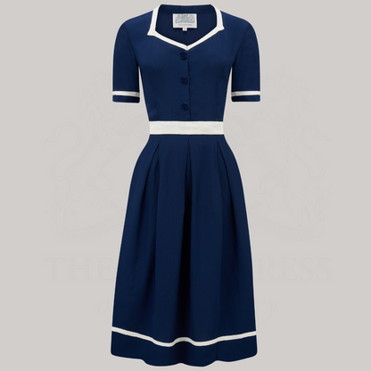Francoise Dress in French Navy