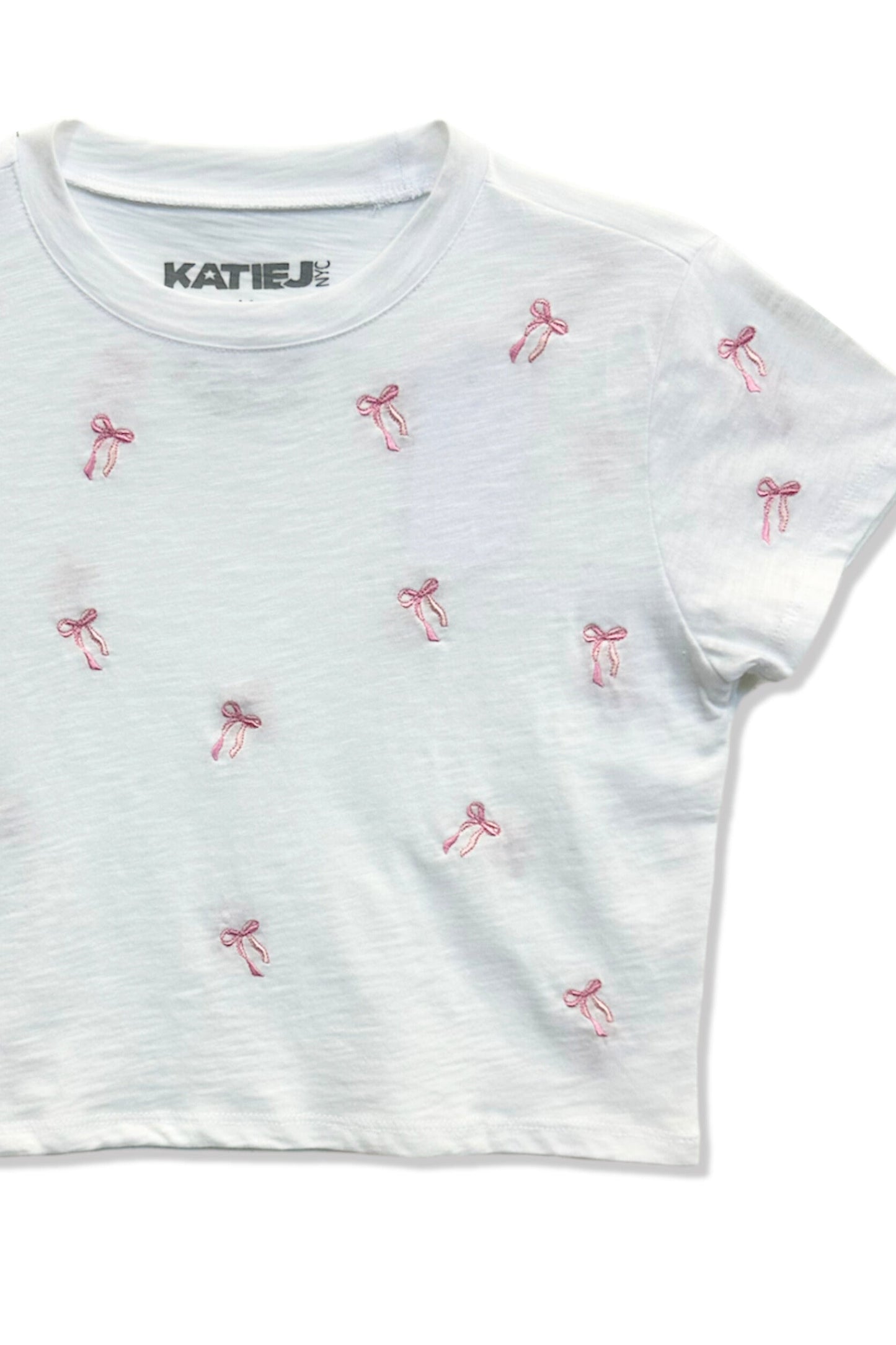TWEEN FEARLESS W/ EMBROIDERED BOWS