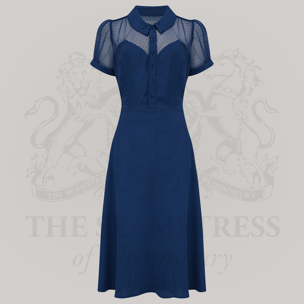 Florance Dress in French Navy