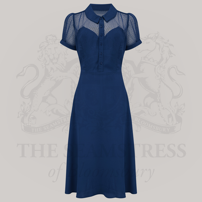 Florance Dress in French Navy