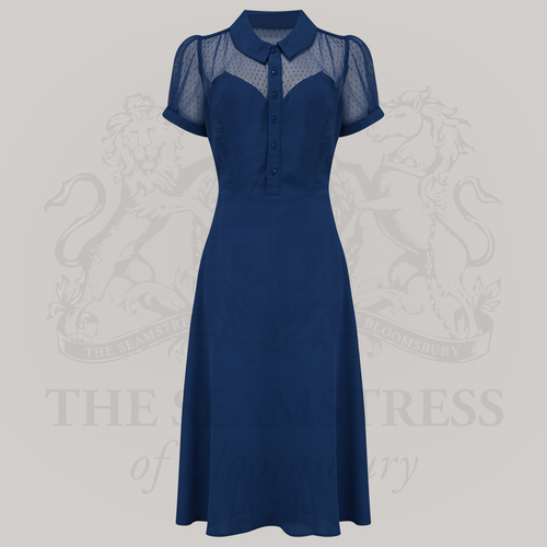 Florance Dress in French Navy