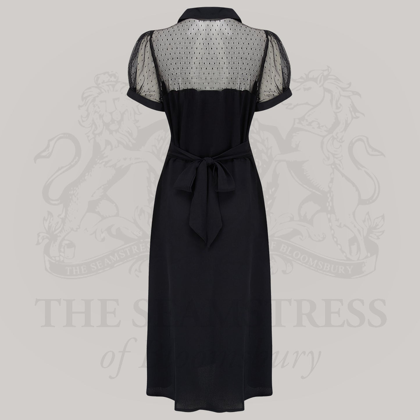 Florance Dress in Liquorice Black