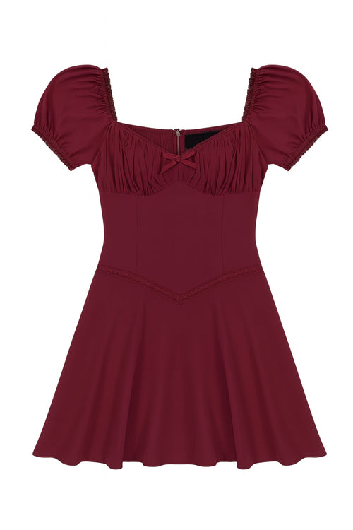 JUNIOR GEORGIE SOLID MILKMAID DRESS