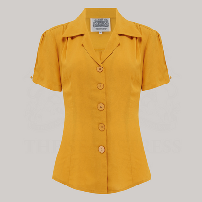 Grace Blouse in Mustard
