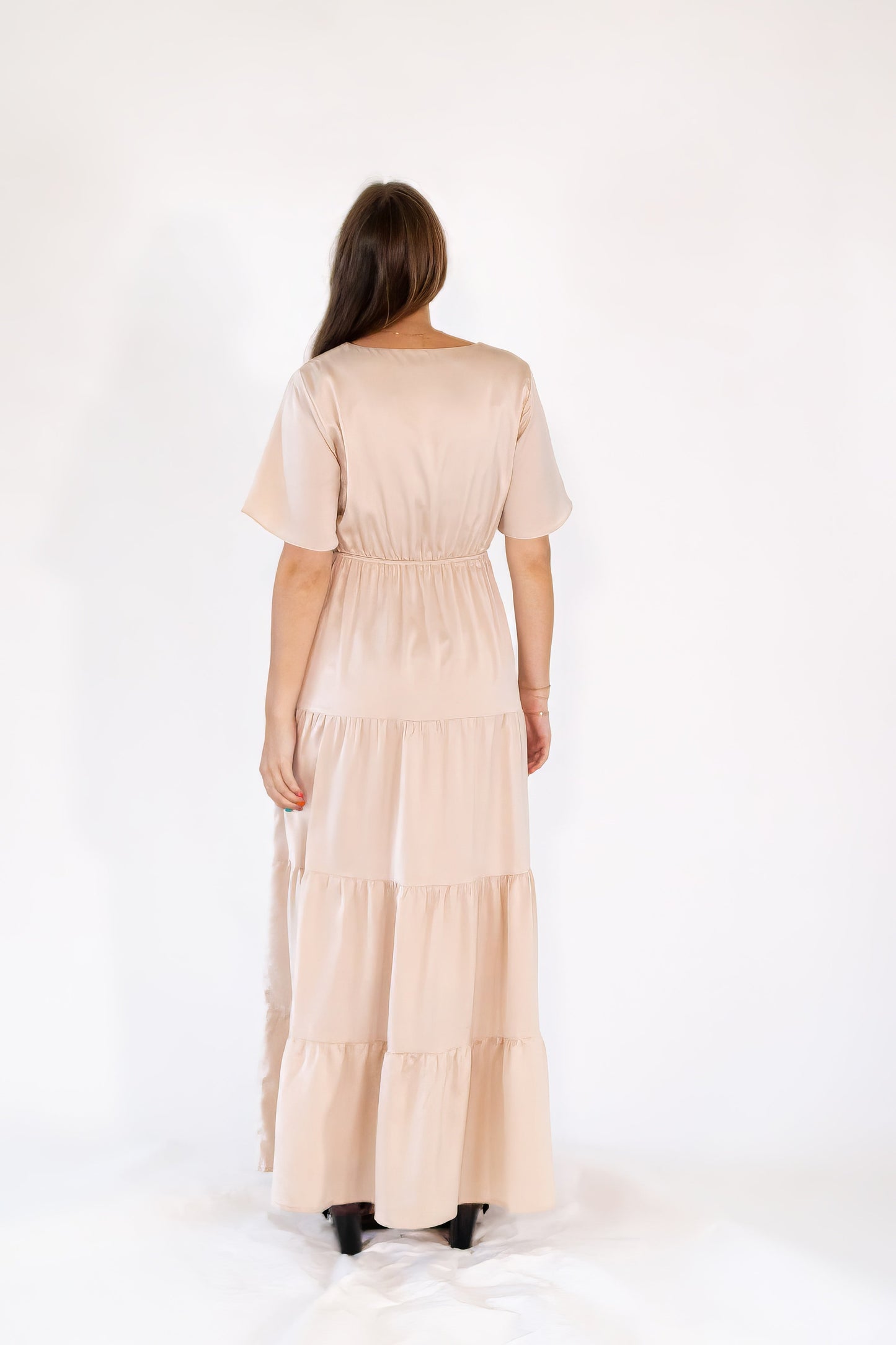 Stine Champagne Dress